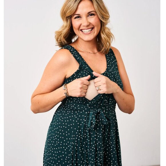 Latched Mama Printed Nursing Romper (Maternity or Nursing Friendly) - Picture 9 of 9